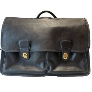 Vintage Coach 0532 Prescott Computer Case Briefcase Messenger Bag